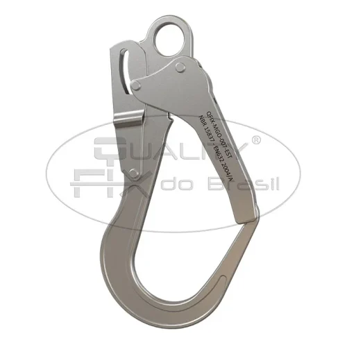 Mosquetão Gancho x Olhal Trava Dupla MGO-007-EST - Quality Fix