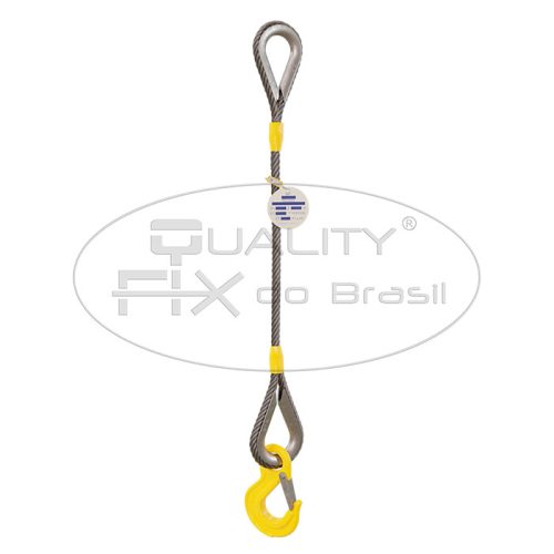 Laço para Cabo de Aço com gancho na Extremidade - Quality Fix